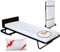 EVERGREENWEB Letto Verticale a Scomparsa con Materasso Memory Foam 80x190 Alto 12 cm + Cuscino Gratis Rivestimento Sfoderabile Rete Singola a Doghe Legno Ortopedica, Brandina Pieghevole Salvaspazio