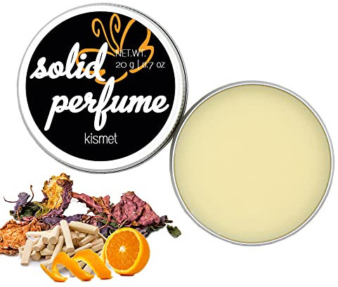 Festes Parfum Kismet | Patchouli, Lemongrass, süße Orange, Parfümwachs (vegan)