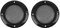X AUTOHAUX 2pcs Black Car Speaker Subwoofer Grill Cover 2inch Mesh Protector