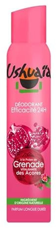 USHUAIA - Deodorant Atomiseur Grenade Des Acores 200Ml - Lot De 4