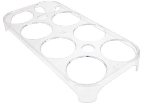 sparefixd Universelles Regal für 8 Eier, 18 x 9,1 cm