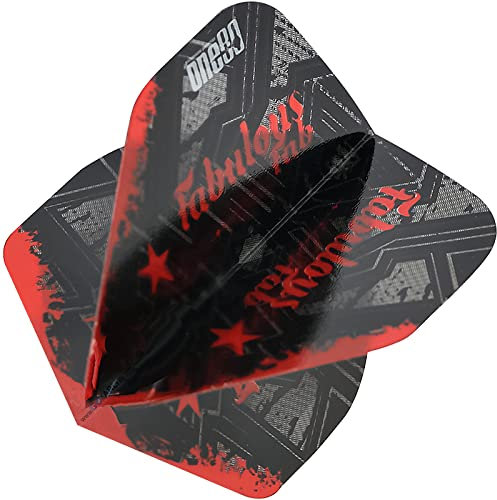 ONE80 e80 Steel Dart Flight Fabian Schmutzler The Fabulous Fab Dartflight Set Spieler Flight