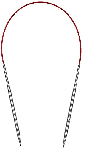 Coopay Rundstricknadeln 40 cm, 4,0 mm Stricknadeln Rundstricknadel Edelstahl Rundstricknadeln mit Flexibel Kabel, Robust Rund Stricknadeln für Socken Pullover Ärmel, Kragen & Klein Projekte