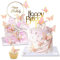 OWill 22-Pieces Pink Butterfly Cake Decorations with Happy Birthday Acrylic Cake Toppers for Baby Shower Wedding Birthday Party Decor (Pink)