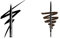 NYX Professional Makeup Epic Ink Eye Liner, Filzstift, Shade 01 & Augenbrauenstift, Micro Brow Pencil, Beidseitig mit ausdrehbarem Augenbrauenstift und Bürstchen, Vegane Formel, Farbton: Espresso