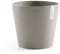 Ecopots Amsterdam Pot de fleurs rond en plastique recyclé Diamètre 30 cm Marron/gris Pot moderne pour l'intérieur et l'extérieur