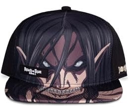 Difuzed Sport Gorra Eren Jaeger Attack On Titan Kappe, bunt, Einheitsgröße