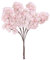 Lot de 5 Branches de Fleurs de Cerisier, Branches de Pêcher Artificielles de 100 Cm, Fausses Fleurs de Cerisier à Longues Tiges, Arrangement de Fleurs Hautes en Soie pour Décoration de(Rose clair)