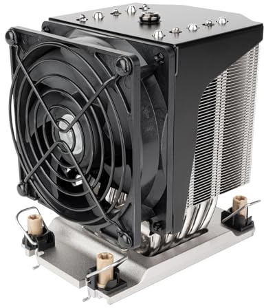SilverStone Technology XE04-4189, 4-HE-SFF-Server/Workstation-CPU-Kühler für Sockel Intel LGA4189, SST-XE04-4189B