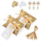 Ruspela Bomboniere Matrimonio, 30 pz Vintage Chiave Apribottiglie Matrimonio Chiave con Apribottiglie Caramelle Etichette Regalo per Festa Matrimonio Banchetti Decor Oro Carta Vuoto