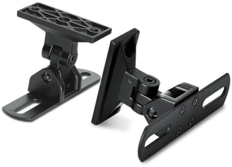Sunmeit 2PCS Wall Mounted Bookshelf Stand Studio Monitor Stands Wall-Mounted Mounting Brackets Shelf Bookshelf
