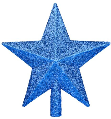 Suloli Christmas Tree Topper - Blue Star for Xmas Tree