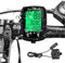 Bike Computer Universal with 20 Functions, IPX6 Waterproof Bike Speedometer Odometer, Backlit Touch Screen, Bicycle Computer, Bike Speedometer, Cycling Computers for MTB Road Cycling