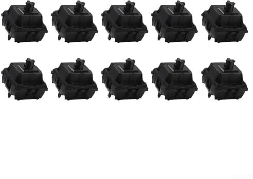 Zilimontt Interruttore lineare V2, interruttori lineari a 5 pin pre-lubrificati per prestazioni ottimali nelle tastiere, interruttore lineare pre-lubrificato a 5 pin interruttore meccanico tastiera da