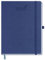 BEZEND Kalender 2025 2026 Wochenplaner A4, 18-Monate Buchkalender Juli 25-Dez 26, PU-Leder Hardcover 1 Woche 2 Seiten mit Stifthalter - Blaubeere