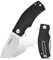 Harnds Couteau de Poche Lame en Acier D2 Couteau Pliant Lame Tanto Couteau EDC Avec Clip de Poche, Couteau de Camp，Manche en G10 ，Revenant (Noir - Satin)
