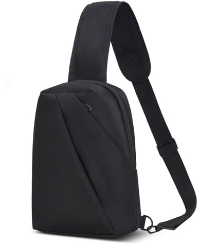 Umhängetasche Herren Diebstahlsicher Tasche, Sling Chest Crossbody Bag Brusttasche Wasserdicht Schultertasche für Männer und Frauen, Outdoor-Sportarten Wandern