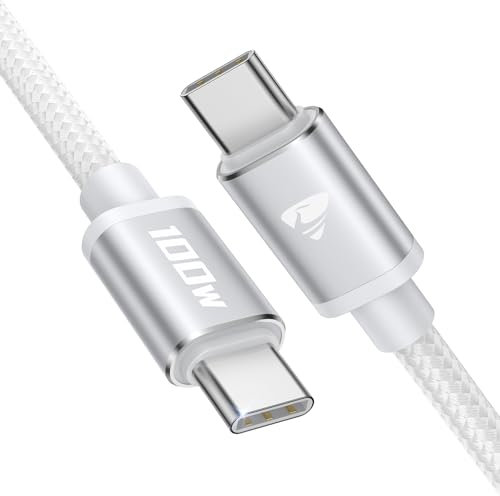 USB C to USB C Cable 3m,100W USBC to C Charger Cable Fast Charge Type C to Type C Charging for iPhone 16 15 Pro Max Plus MacBook iPad Air/Pro Samsung Galaxy S24/S23/S22 Ultra Pixel 8 Switch XPS