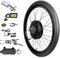 48V 1500W Electric Bicycle Conversion Kit, Front/Rear Wheel Bicycle Motor E-Bike Kit LCD Display, 20~700C Front/Rear Wheel Electric Bike Motor Conversion Kit E-Bike Cycling Hub (29 Rear wheel)