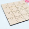Blanko Puzzle aus Holz 16 Teile, personalisierbar, Geschenk Idee, kreativ gestalten, pädagogisch wertvoll, robust und langlebig, Geburtstagsgeschenk