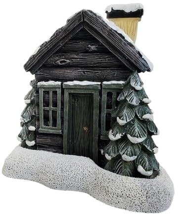 PAGJHRFJG Incense Cone Burner, Christmas Chimney Cottage Incense Burner,Aromatherapy Ornament,Room Incense Easy to Use