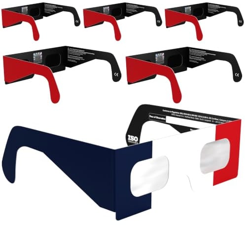 Absolute Eclipse Lunettes Eclipse Solaire 2026 pour Voir l'Éclipse - ISO 12312-2 - Éclipse Totale 12 Août 2026 - Adultes Enfants - Fabricant Européen Reconnu AAS