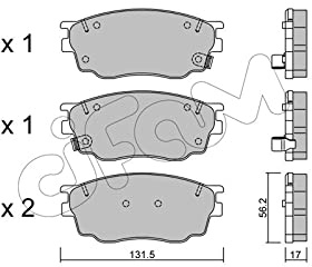 CIFAM 822-475-0 Bremsbeläge