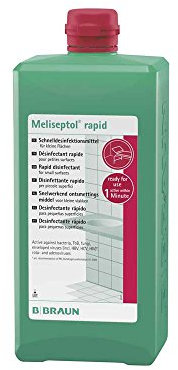 B.Braun Meliseptol rapid Schnelldesinfektion Flächendesinfektion Desinfektion 1000 ml Dosierflasche