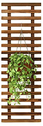 Blumenregalböden Gitter Holz Blumentopf Rack/Regal Wand Balkon Wohnzimmer Dekoration Grün Loll Hängen Innen Gartendekorationen (größe : 29 * 90cm)