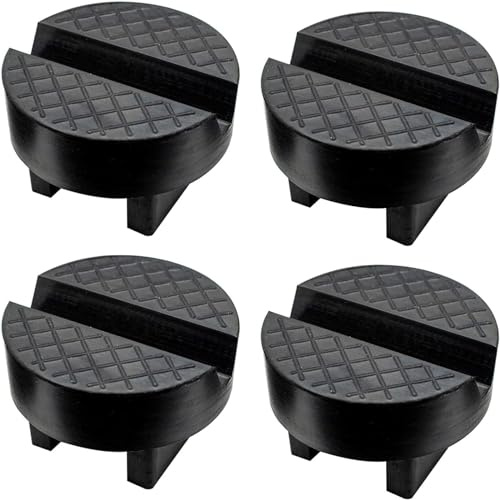 Soporte universal para gato de eje, bloque de goma ranurado, protector de soldaduras de pellizco, gato de suelo y soportes de eje de 2 a 3 toneladas
