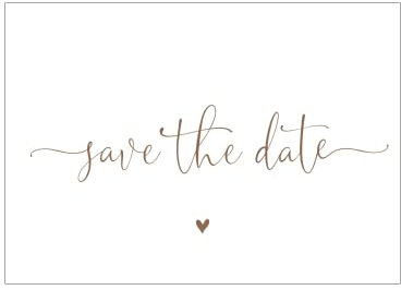 Fabelhafte Dinge Save the Date Karten Hochzeit Gold Wir heiraten Postkarten Einlaudungskarten Hochzeit (25 Stück)