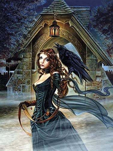 Gothic Fantasy Puzzle für Erwachsene - Vespertide - Mystisches 1000-Teile-Puzzle - Magisches Kunstwerk-Puzzle