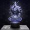 Nachttischlampe - Touch-Nachtlicht WOW Sylvanas 3D-LED-Lampe Illusion, Geschenkidee Weihnachten Geburtstag Junge und Mädchen Nachttischlampe Kinder- oder Erwachsenenzimmer TOP