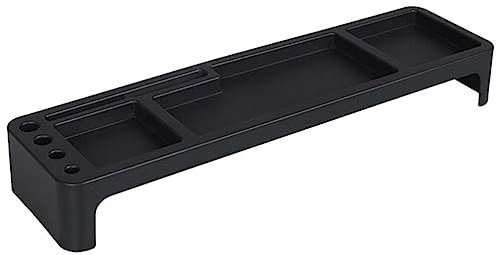 Small Objects Desk Shelf Telefon Handy Tablet Tastatur Viele Halterungsgitter über Multifunktionalem Organizer Lagerware für Kleine Stifte Schreibtisch Anti-Schwarz Tablet Desk Shelf