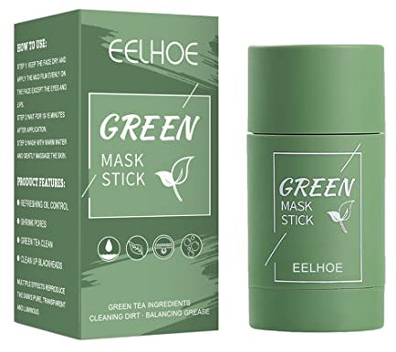 2 pcs Ordolava Green Tea Deep Cleanse Mask,Pocoskin Green Tea Mask Stick Blackhead Remover,Deep Cleanse Green Tea Mask Stick for Face Moisturizing,Skin Detoxifying Face Stick Mask for all Skin Types