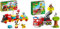 LEGO 10941 DUPLO Disney Mickys und Minnies Geburtstagszug, Spielzeugzug mit Kuchen und Ballons, ab 2 Jahren, & 10969 DUPLO Town Feuerwehrauto Spielzeug, Lernspielzeug für Kleinkinder ab 2 Jahren