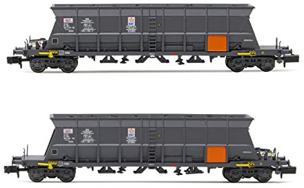 NCF Kohle-Schotterwagen Faoos „CAPCOL/EDF“, 4 Achsen, 2 Stück, Epoche IV