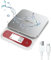 Tada 5kg Food Kitchen Digital Scale with 0.1g Precision IPX6 Waterproof, Type-C Charging, Ounces and Grams for Weight Loss, Cooking, Baking