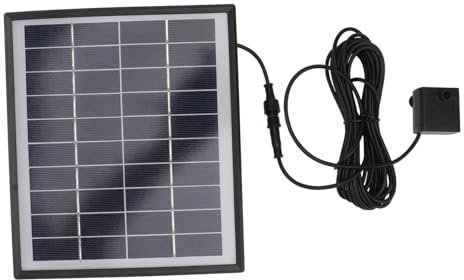 BESPORTBLE 5w Fontaine Solaire Pompe à Eau Flottante Pour Bain Oiseaux Jardin Piscine Cascade Sans Filtre Noir