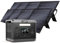 SOLARPLAY Station électrique portable 2400w, 2160wh Générateur solaire avec 2*200W panneau solaire, avec 12 connecteurs de sortie, pour camping, camping-cars & pannes de courant avec 5 ans de garantie