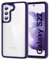 HOOMIL Cover per Samsung Galaxy S22 5G, Custodia Anti-Ingiallimento, Antiurto e Anti-Graffi, Retro Rigida Trasparente - Viola