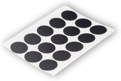 15 x Self-Adhesive Cover Caps for Screws, Drill Holes and Small Marks - Universal Screw Cover (Anthracite, Diameter 20 mm)