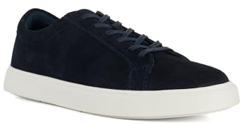 Dune London Mens TAIS Suede Lace Up Shoes Size UK 9 Suede Trainers Navy