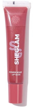 SHEGLAM Power Bouquet Lip Gloss Shiny Tinted Moisturizing Plumping Non-Sticky Lip Oil Repairing Camelia Extract Lip Care-Power Petals