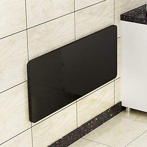 Mesa de pared plegable, para habitaciones pequeñas, mesa de cocina simple/mesa de ordenador con estante de taller para oficina/lavandería
