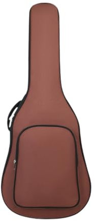 MagiDeal E -Gitarrenbeutel Akustik -Gitarrenkoffer 41 -Zoll -Gig -Tasche mit Seitengriff Akustikgitarren -Rucksack für Konzertshow, Braun