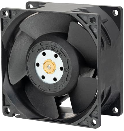 SilverStone FHS80X 24V - Ventilador industrial de alto rendimiento PWM de 24V 80x38mm, SST-FHS80X-24V