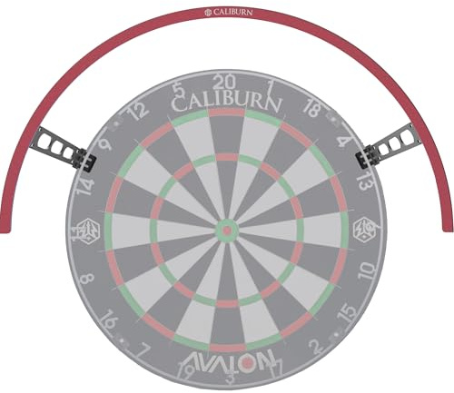 Caliburn Lunar 180 Dartscheibenbeleuchtung | USB-betriebenes LED-Ringlicht für Dartscheiben | Professionelle Beleuchtung