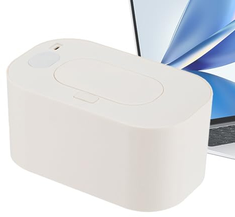 Acunny Calentador de Toallitas | Calentador Silencioso de Gran Capacidad - Para Pañuelos Húmedos Con Temperatura Constante - Para Viajes Coche Cuidado Infantil Cambiador Mesita de Noche Almacenamiento