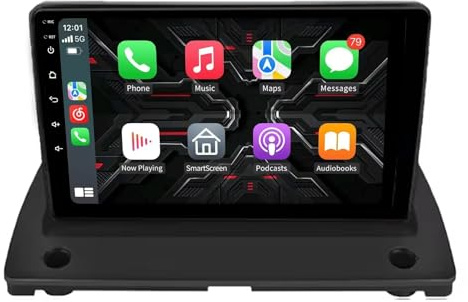 Gps Navigator Radio Sat Nav for Volvo XC90 2002-2014 Touch Screen with Carplay Wifi Bluetooth Mirror Link, Fm, Steering Wheel Control, 8 core 4G+64G